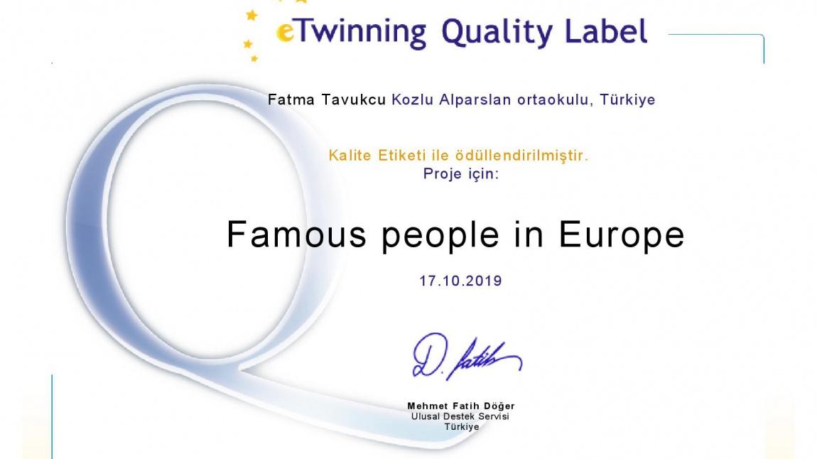 e-twinning Projemiz Ulusal Kalite Ödülü İle Ödüllendirildi!