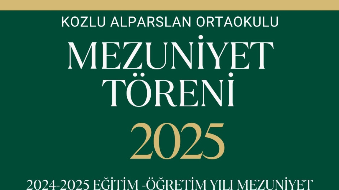 Mezuniyet Töreni 2025